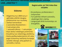 UAB AINETRA ieško profesionalaus autovežio vairuotojo (3)