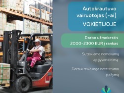Šakinio krautuvo vairuotojas Vokietijoje (2)